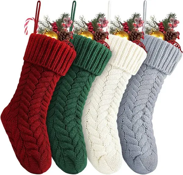 Fesciory 4 Pack Christmas Stockings