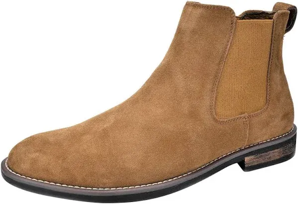 Bruno Marc Men's Suede Leather Chelsea Ankle Boots