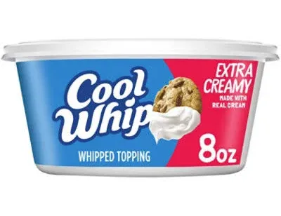 Cool Whip Extra Creamy Whipped Topping Tub - 8 Oz