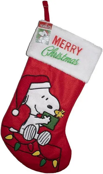 Kurt Adler - Peanuts Snoopy 19-Inch Stocking - Choose your Style