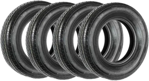 4-Pack Rainier Radial ST205/75R15 Trailer Tires Load Range C 1820# 205/75 R 15