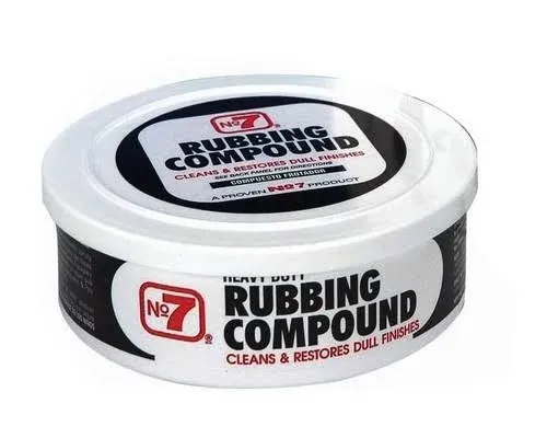 No7 08610 Car Rubbing Compound, 10 fl-oz, Paste, Petroleum