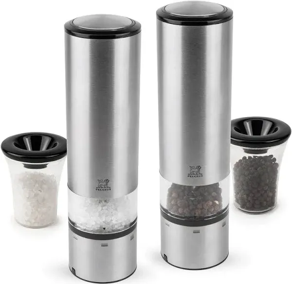 Peugeot Elis Sense u'Select Electric Salt & Pepper Mill Set - Stainless