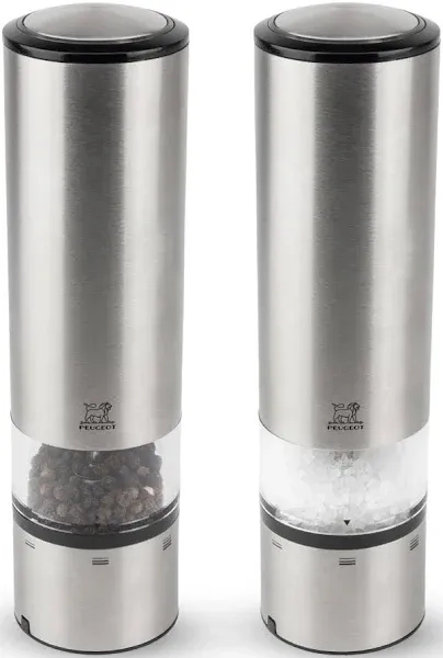 Peugeot - Elis Sense u&#039;Select Electric Salt and Pepper Mill Set - Adjustable Gri