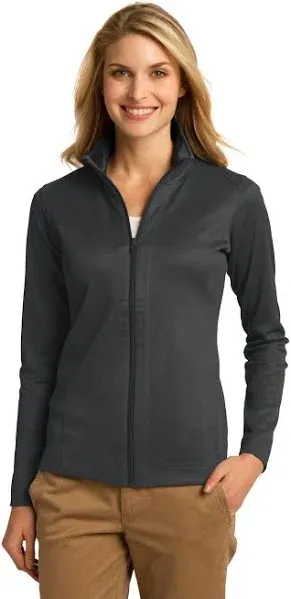 Port Authority Ladies L805 Vertical Texture Full-Zip Jacket