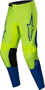 Alpinestars 3720525-557-32: Fluid Haul Pants Yellow Fluo/Blue 32