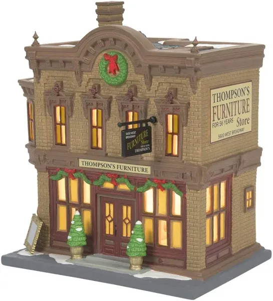 Department 56 Christmas in the City Village, Thompson&#039;s Furniture (6011384)