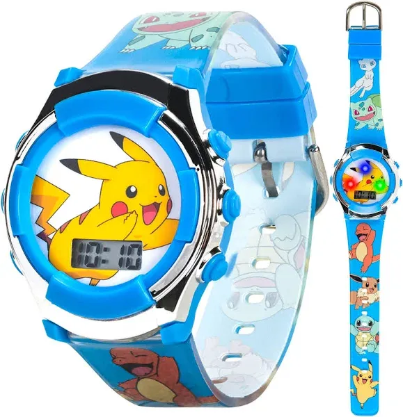 Girl's Pokemon Kids' Quartz Watch with Plastic Strap