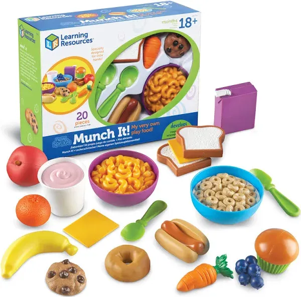 Learning Resources New Sprouts Munch It Play Food Set