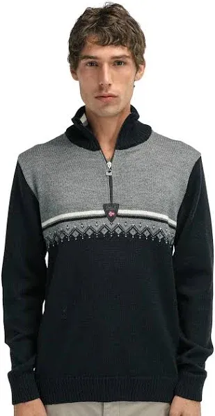 Dale of Norway Lahti Men’s Sweater - 100% Lightweight Wool Sweaters for Men - Regular Fit Men’s Pullover - Men’s Sweater