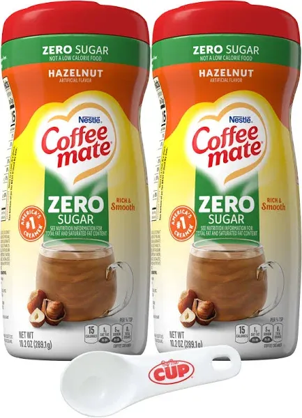 Coffee-Mate Sugar Free Hazelnut Powder Creamer