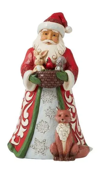 Jim Shore Heartwood Creek: Santa With Animals Figurine