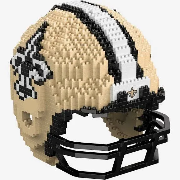 New Orleans Saints NFL Helmet BRXLZ 3-D Construction Building Block Set NEW