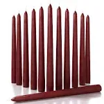 12 Pack Pink Taper Candles - Taper Candles 10 Inch Dripless, Smokeless &amp; Unscent