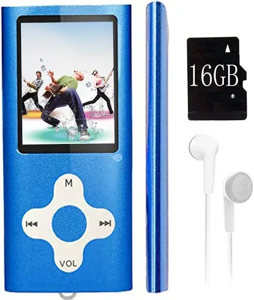 MP3 Player with Music Player, Video, Voice Record, FM Radio, E-Book Reader, Photo Viewer