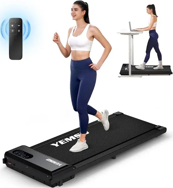 Walking Pad, Walking Pad Treadmill 330 lb Capacity, 3 in 1 Portable Under Desk Treadmill for Home and Office with Remote Control, LED Display