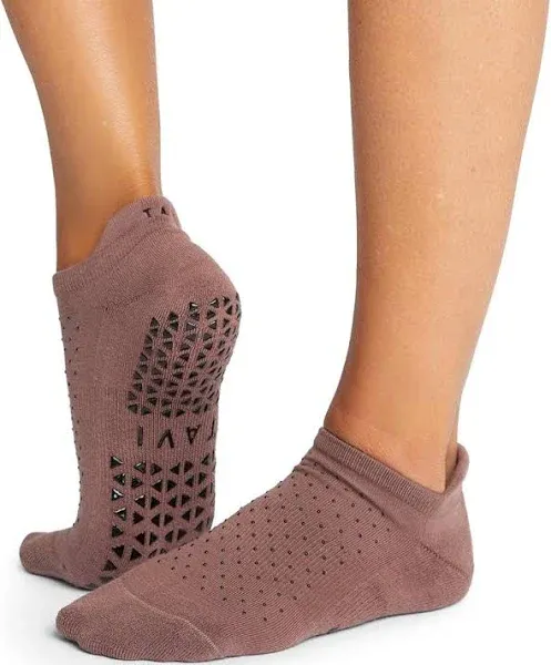 TAVI Women’s Savvy Grip Socks - Pilates Socks with Grips for Women, Slipper Socks for Pilates, Yoga, and Ballet, Barre Socks