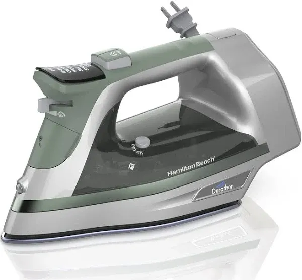 Hamilton Beach - Durathon Digital Nonstick Iron w/ Retractable Cord