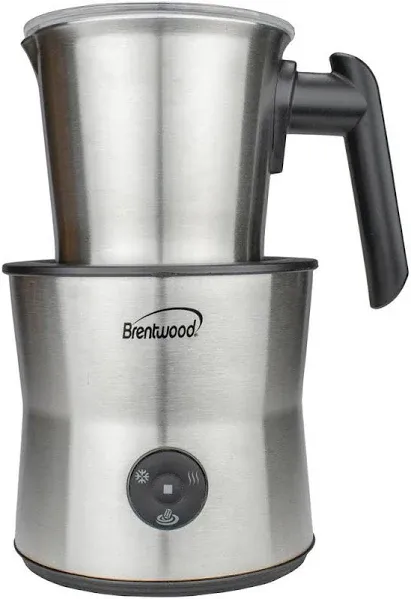 Brentwood Appliances 15-Ounce Cordless Electric Milk Frother, Warmer and Hot Chocolate Maker