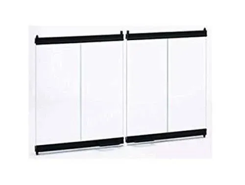 Superior 36" Standard Bi-fold Glass Door, Black, F0981