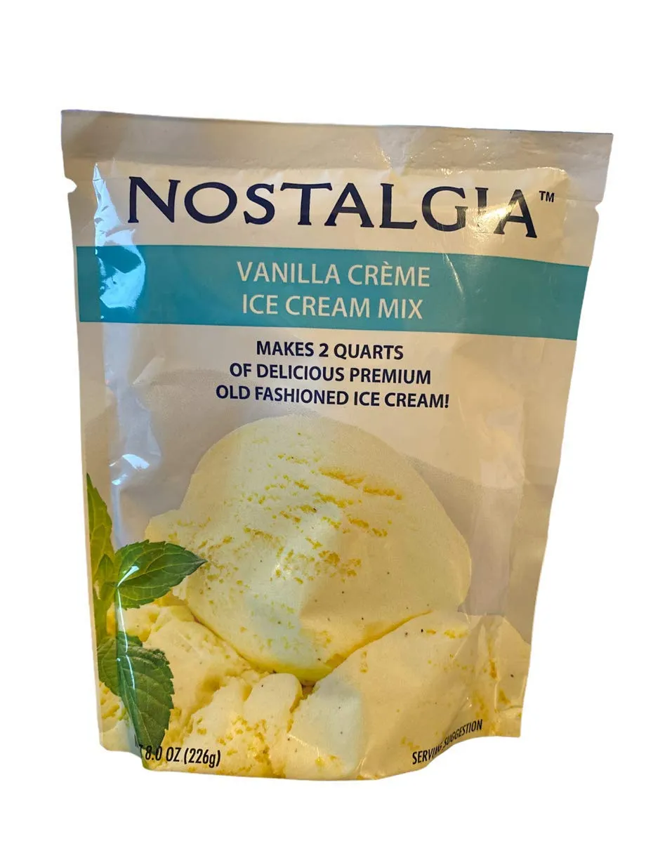 Nostalgia Vanilla Ice Cream Mix