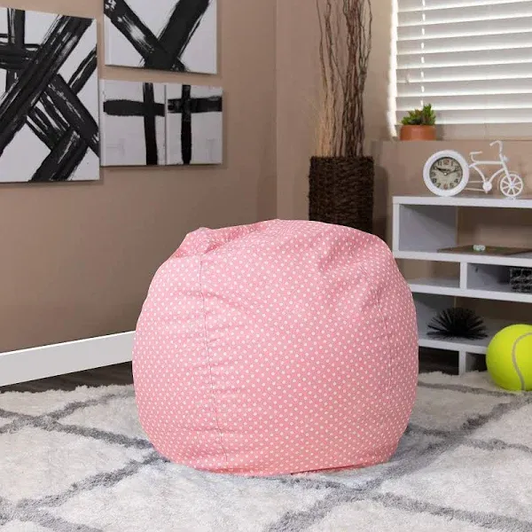 Emma + Oliver Small Refillable Bean Bag Chair for Kids and Teens