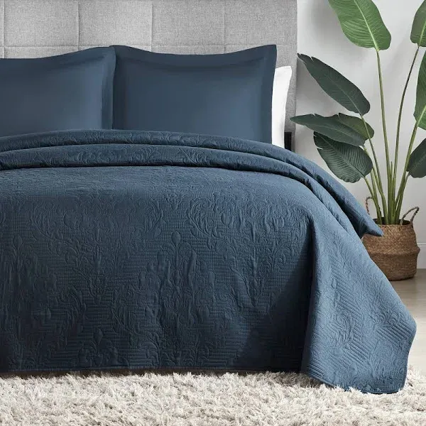 Hansleep Blue Quilt King Size - Diamond Ultrasonic All Season Bedspread King,...