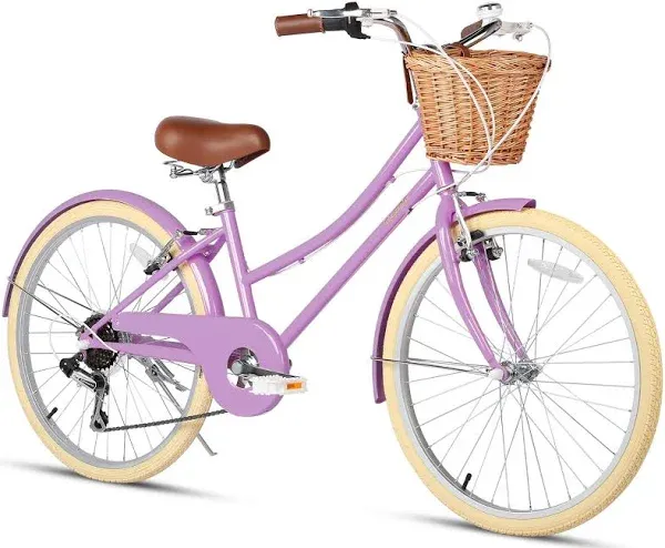 26 inch Girls Hybrid Bike With Basket-Glerc Missy