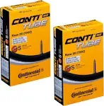 Continental Race 28 700x20 25C Bicycle Inner Tubes 42mm Presta Pack of 2