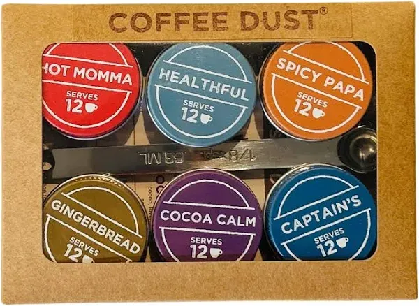 Coffee Dust Sampler Set | Coffee Spice Blends To Flavor Coffee And Tea | Ideal G