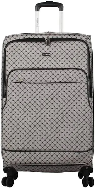 Steve Madden 28 Inch Expandable Softside Suitcase with Rolling Spinner