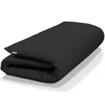 Native Nest Japanese Futon Mattress Medium Firm Shikibuton, Twin, Black (Used)