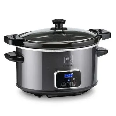 Toastmaster 4-Quart Digital Slow Cooker with Locking Lid