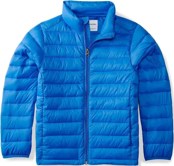 Amazon Essentials Boys' Lightweight Packable Water-Resistant Puffer Jacket