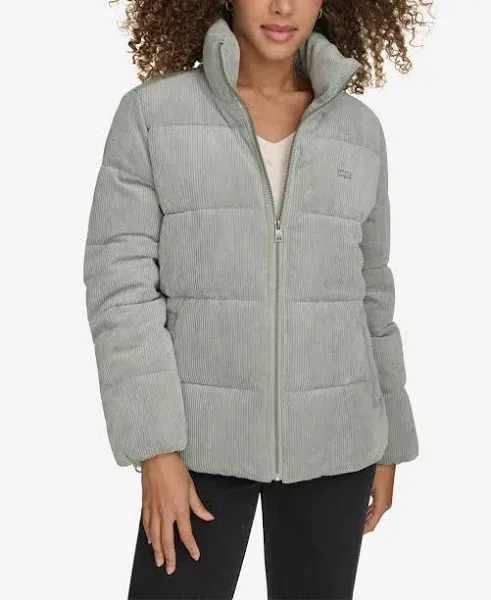 Levi's Women's Corduroy Bubble Puffer Jacket