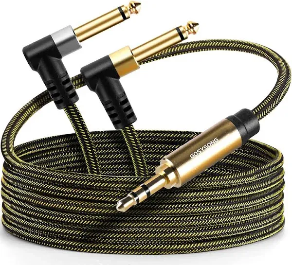 GOSYSONG 3.5mm to 1/4 Stereo Cable