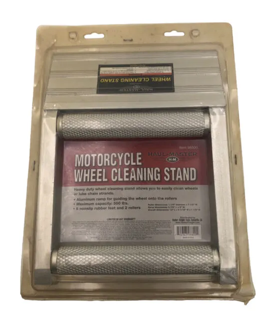 Haul-Master Motorcycle Wheel Cleaning Stand