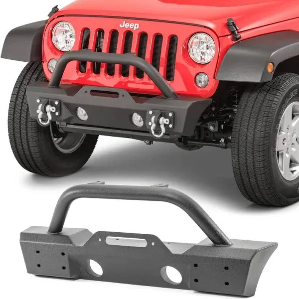 Tactik Stubby Front Bumper for Jeep Wrangler JK (2007-2018)