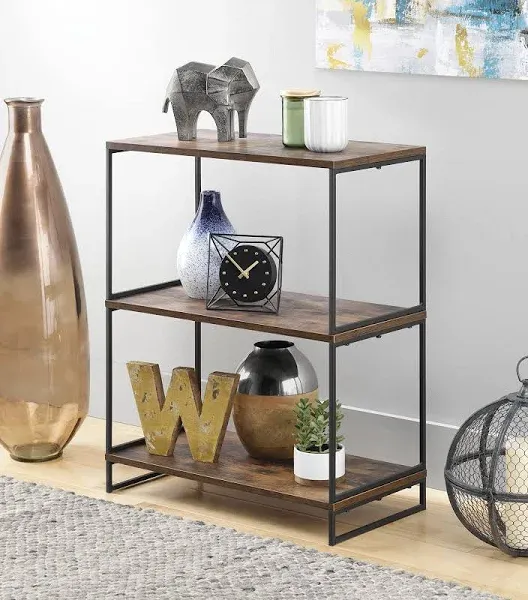 Modern Industrial 3-Tier Shelf