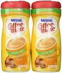 Nestle Coffeemate Sugar Free Hazelnut Powder Coffee Creamer - 10.2 oz Canister