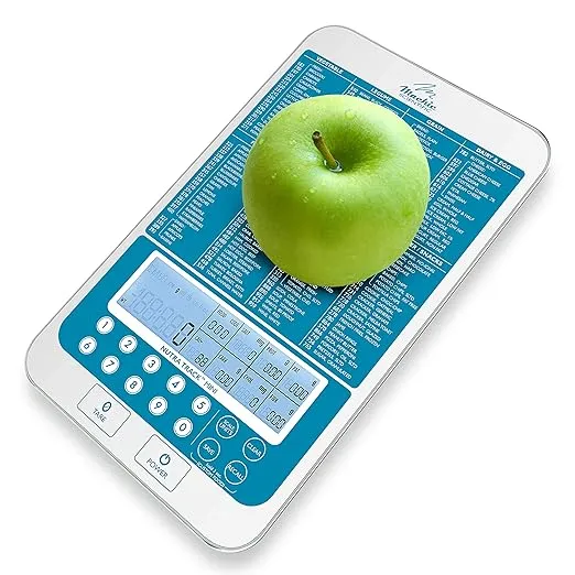 Food and Nutrition Scale, an American Co. You CAN FIND Cheaper BUT You Cant FIND Better, Our Proprietary USDA Nutritional Calculator, Supported and Designed in Seattle WA. Silver/Blue