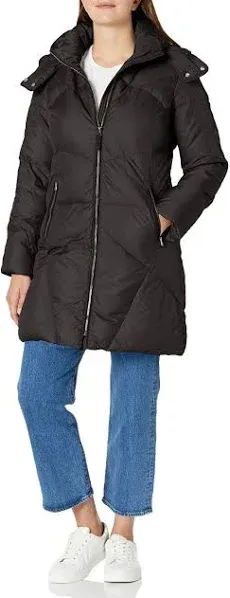 Cole Haan Women's Hooded Essential Down Coat