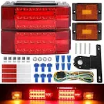 Linkitom 2019 New Submersible LED Trailer Light Kit, Super Bright Brake Stop for