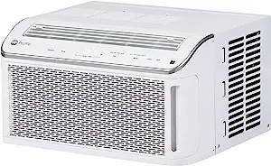 GE Profile Ultra Quiet Window Air Conditioner 6,200 BTU, WiFi Enabled, Ideal for Small Rooms, Easy Installation with Included Kit, 6K Window AC Unit, White