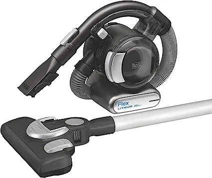 Black Decker Bdh2020flfh 20-Volt MAX* Lithium Flex Vacuum with Floor Head Pet Hair Brush