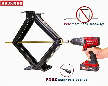 Rock-man RV Camper Trailer Stabilizer Leveling Scissor Jacks Kit