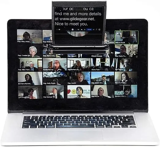 Little Prompter, The Original Compact Personal Teleprompter For Webcam