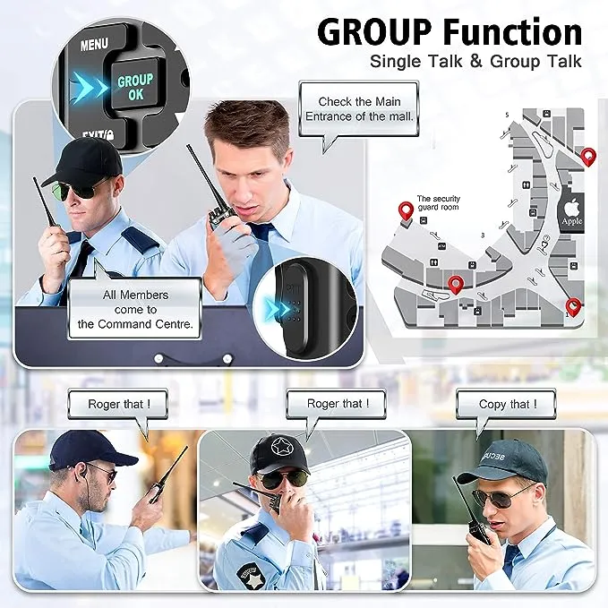 SAMCOM Long Range Radio Walkie Talkies