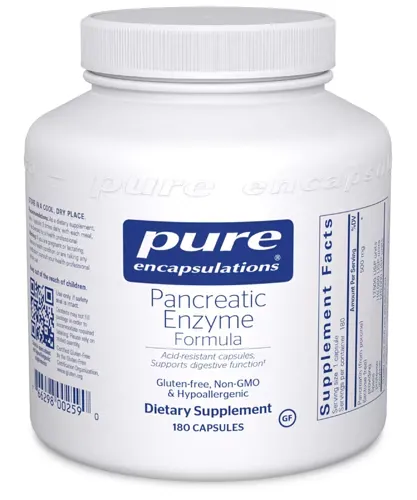 Pure Encapsulations Pancreatic Enzyme Formula | Supplement to Support the Optimal Digestion of Food and Absorption of Nutrients* | 60 Capsules