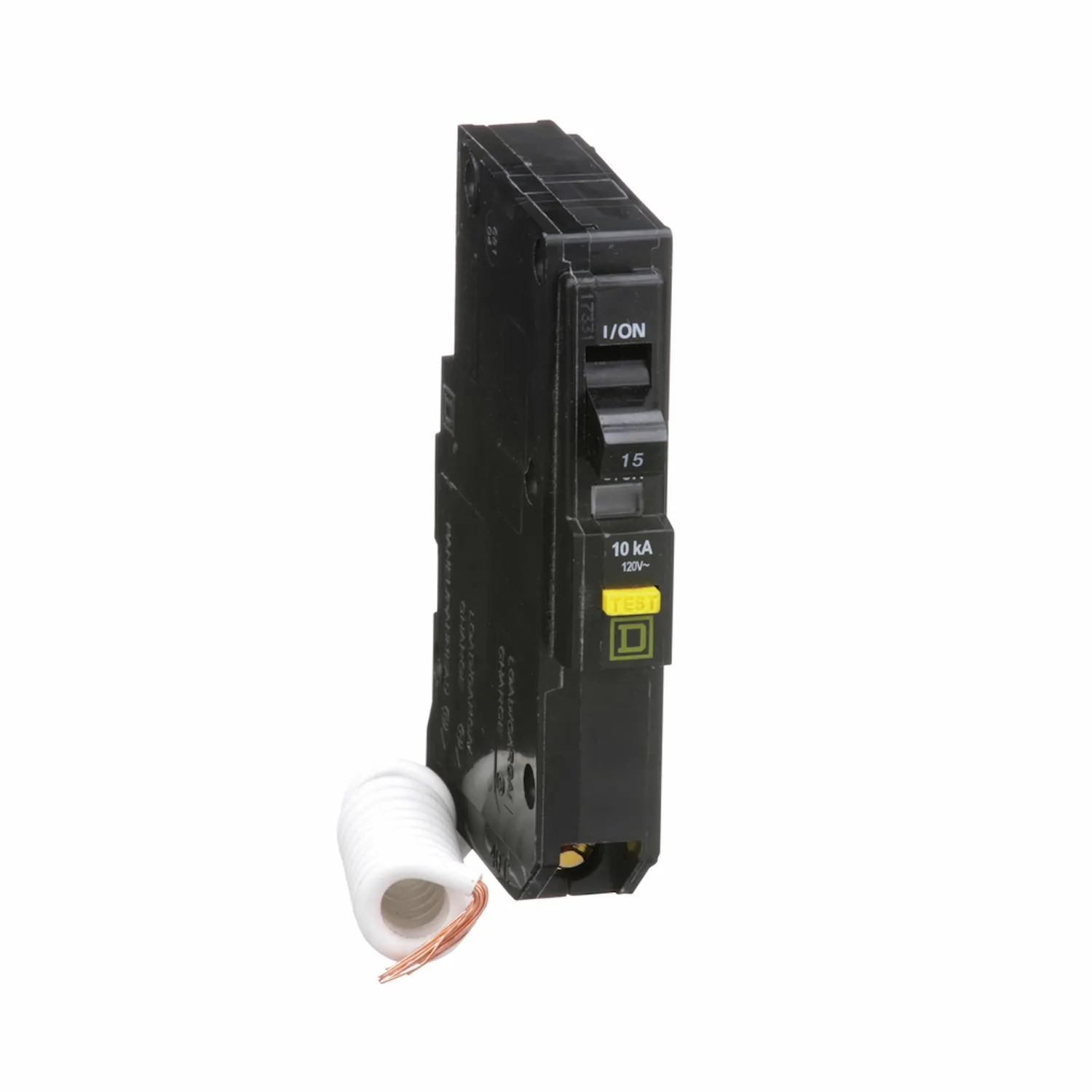 Square D QO115GFICP Ground Fault Interrupter Circuit Breaker, 15amp